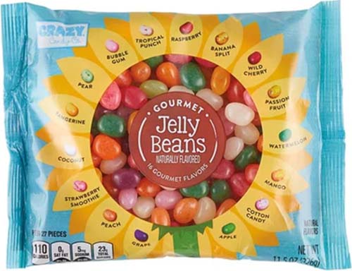 Crazy Candy Co. Gourmet Jelly Beans packaging