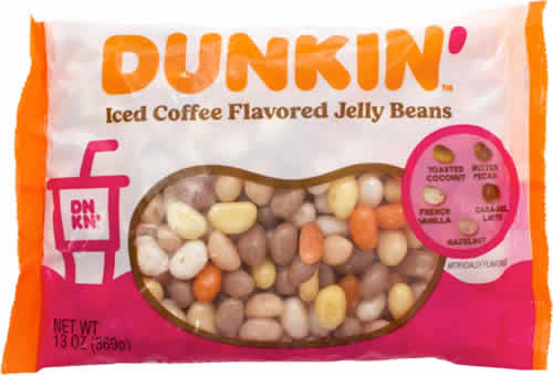 Dunkin’ Iced Coffee Flavored Jelly Beans packaging