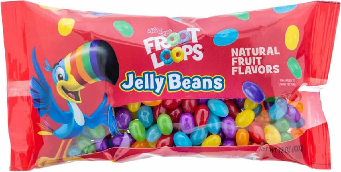 Froot Loops Jelly Beans packaging