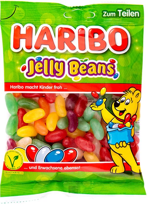 Haribo Jelly Beans packaging