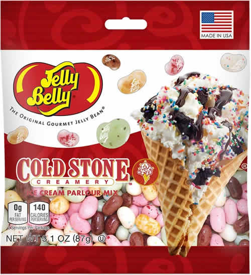Jelly Belly: Cold Stone Creamery packaging