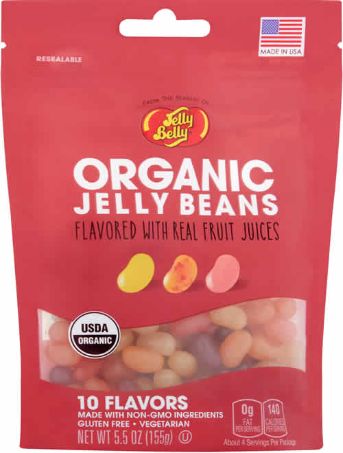 Jelly Belly Organic Jelly Beans: 10 Flavors packaging