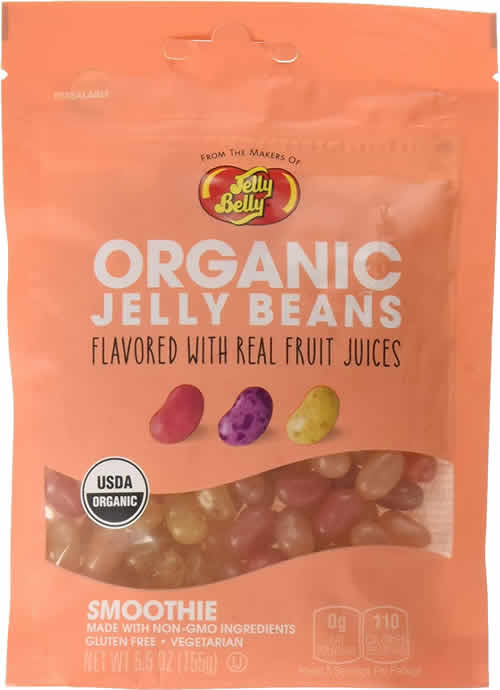 Jelly Belly Organic Jelly Beans: Smoothie packaging