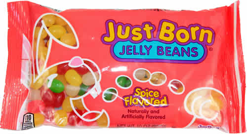 Just Born Jelly Beans: Spice Flavored packaging