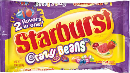 Starburst Crazy Beans packaging