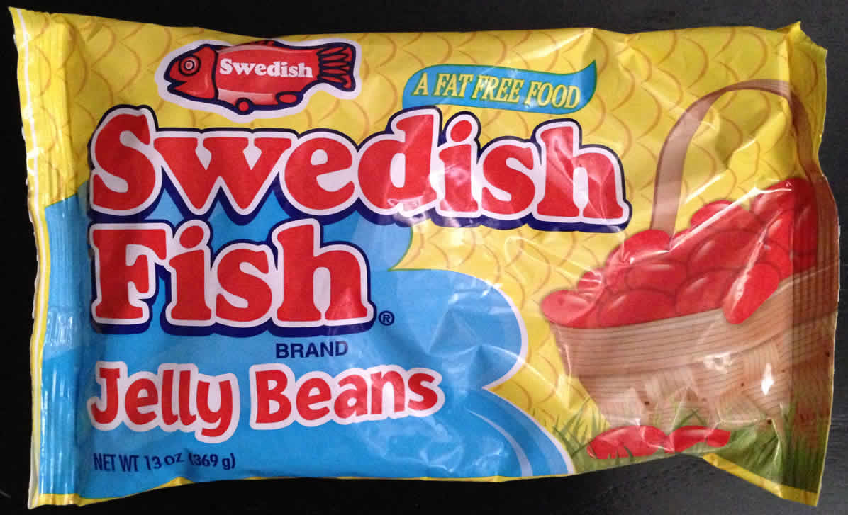 Swedish Fish Jelly Beans packaging